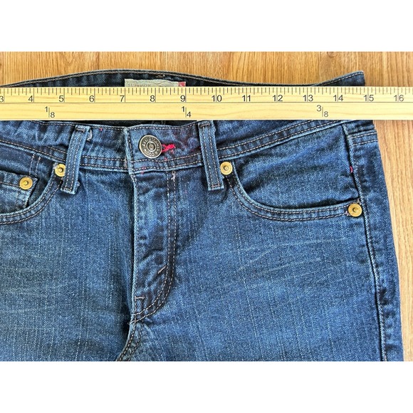 Levi  518 Super Low Bootcut Jeans With Raw Hem Size‎ 5 M - Picture 4 of 11